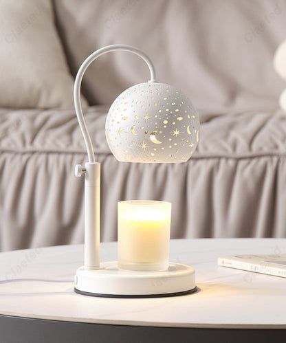 Starry Candle Warmer Lamp with Timer & Adjustable Brightness