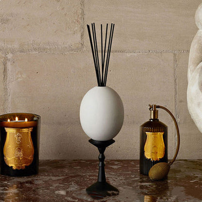 White Ceramic Eggshell Reed Diffuser Ornament