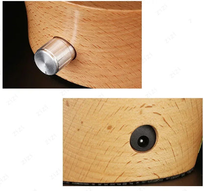 Wooden Glass Waterless Aromatherapy Essential Oil Diffuser