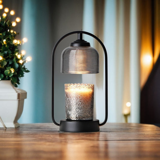 Vintage Candle Warmer Lamp with Adjustable Brightness