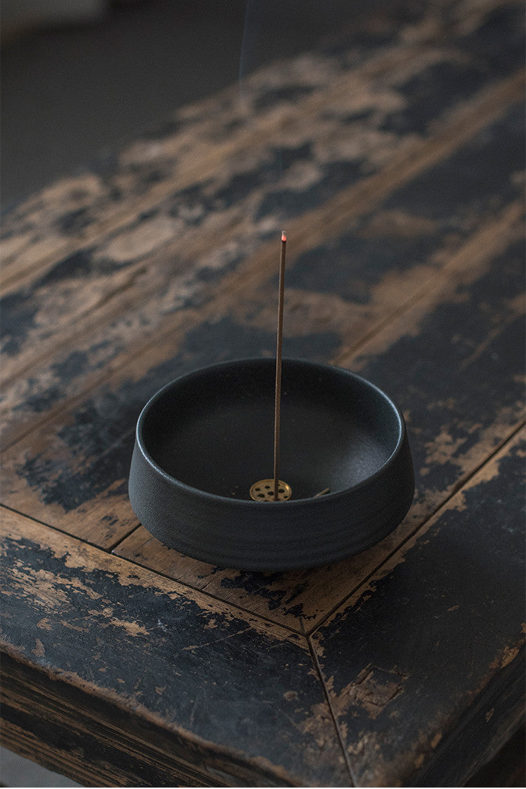 Handmade Japanese Ceramic Zen Incense Burner - The Gift Company