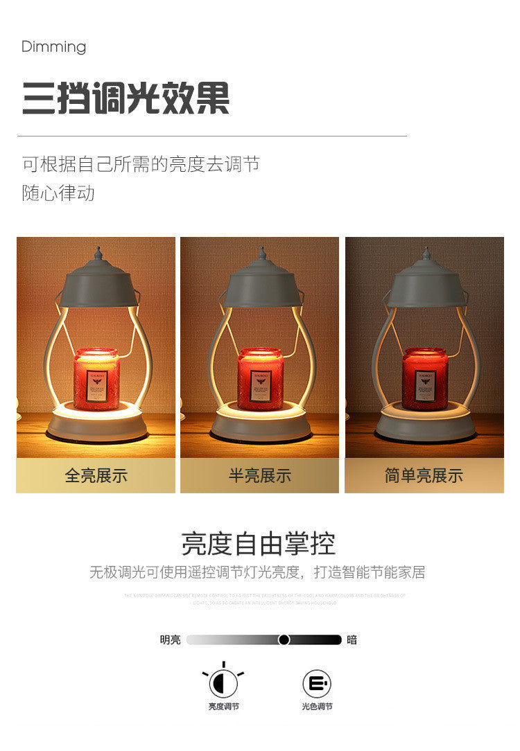 Vintage Candle Warmer Lamp – Antique Style Flameless Fragrance Light