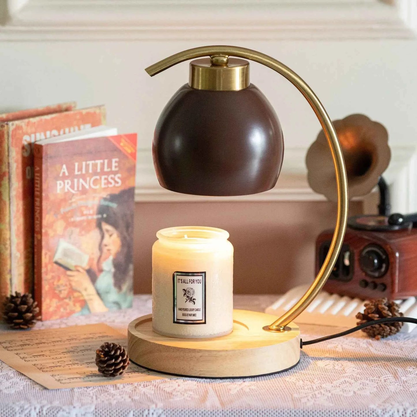 Crystal Candle Warmer Lamp with Dimmer – view 2
