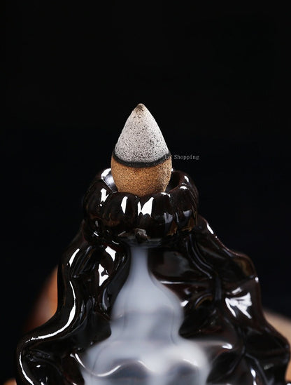 Sandalwood & Agarwood Backflow Incense Cones