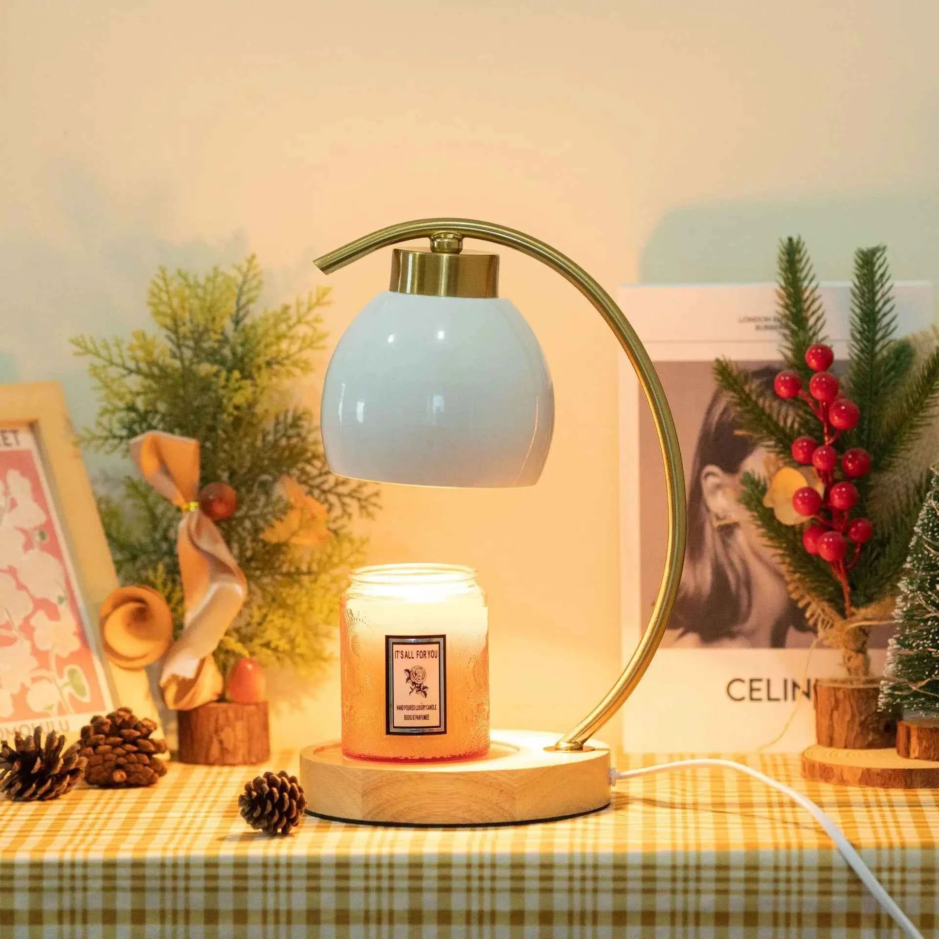 Crystal Candle Warmer Lamp with Dimmer – view 3