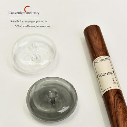 Minimalist Glass Incense Holder for Sticks - The Gift Company