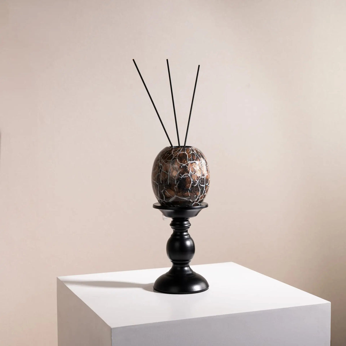 Mediterranean-Style Glass Reed Diffuser Vessel – view 7