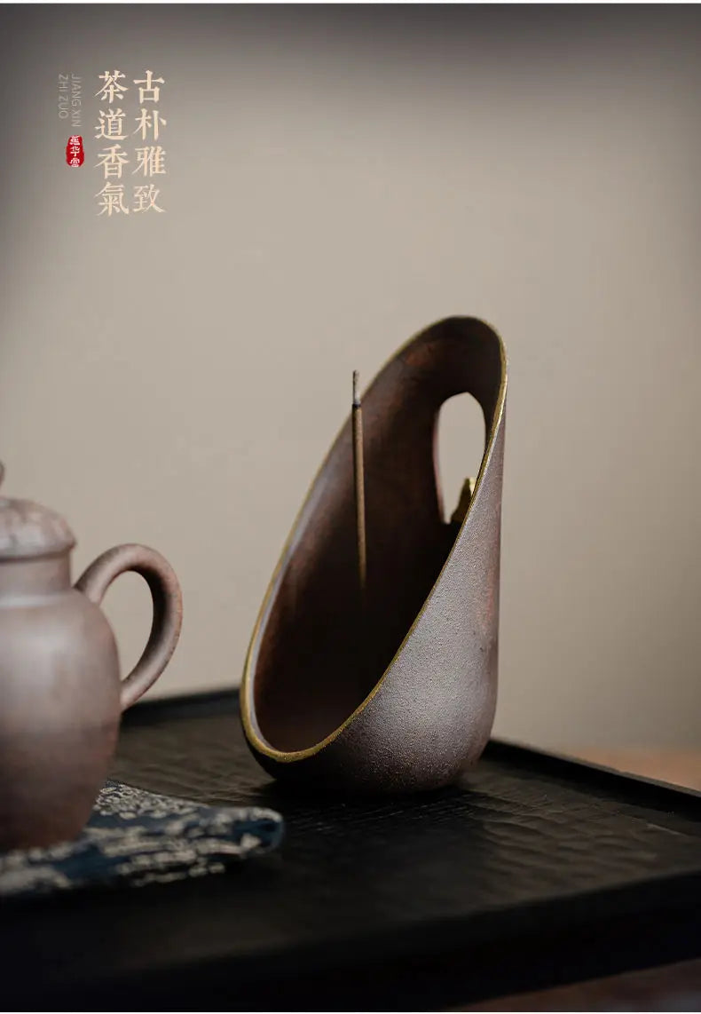 Threaded Ceramic Incense Burner – view 18