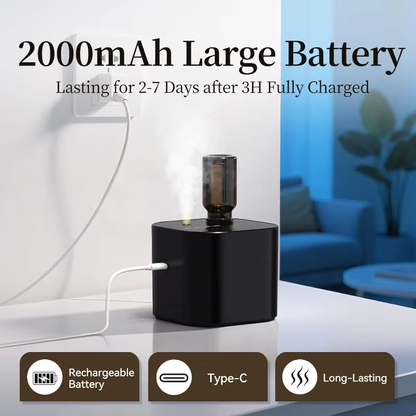 Portable Waterless Essential Oil Diffuser with 3 Mist Modes