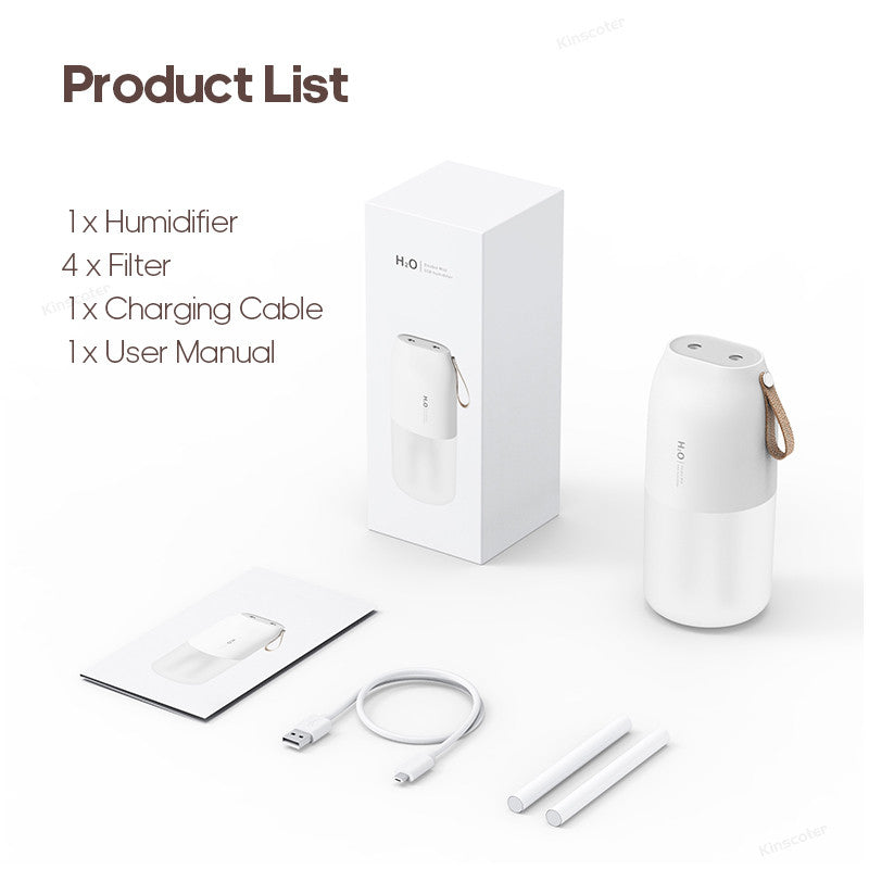 Dual Jet Air Humidifier 300ml