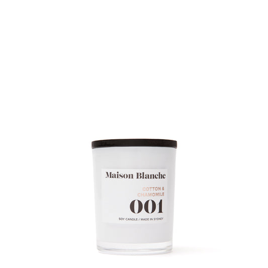 Maison Blanche 001 Cotton & Chamomile Petite Candle 60g