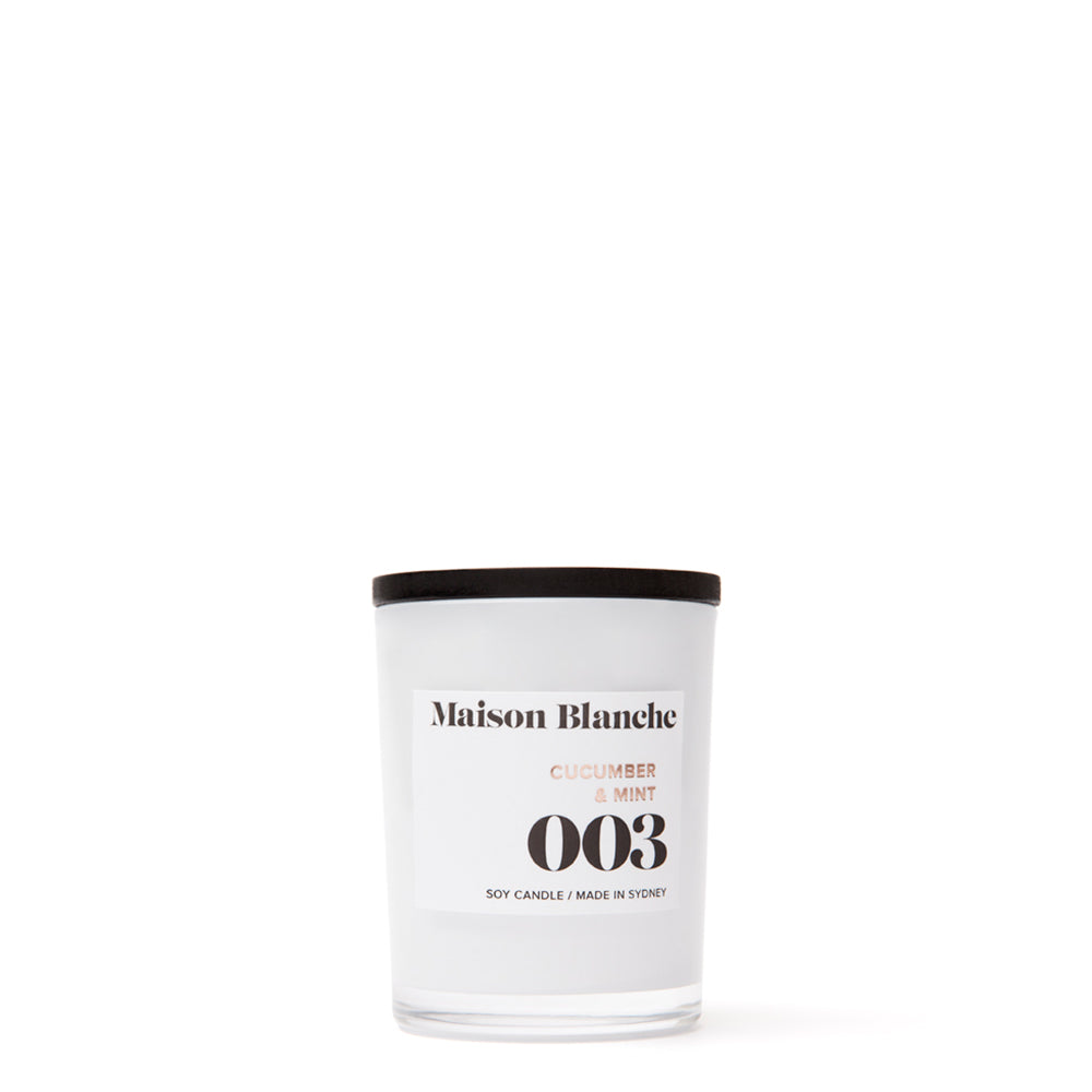 Maison Blanche 003 Cucumber & Mint Petite Candle 60g