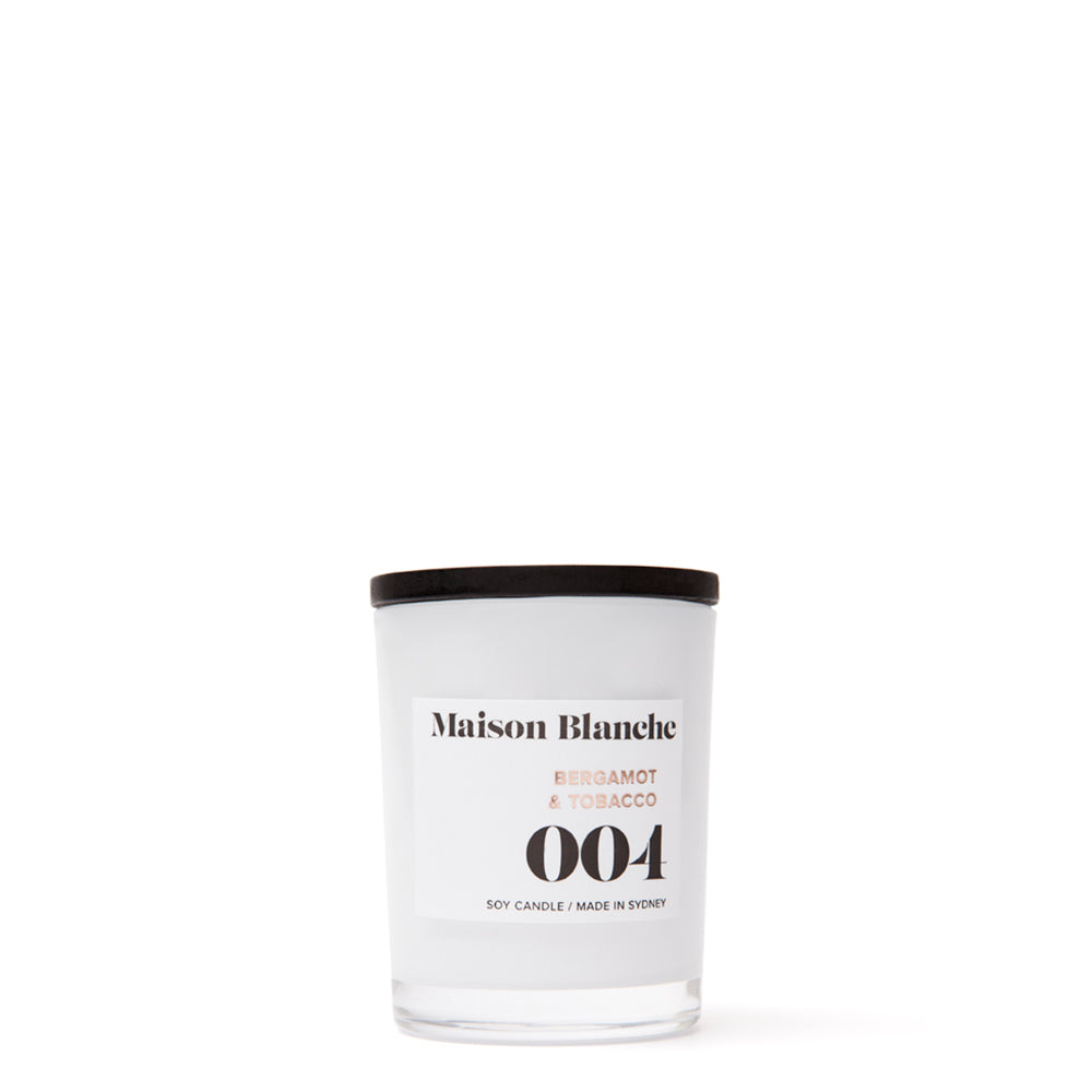 Maison Blanche 004 Bergamot & Tobacco Petite Candle 60g