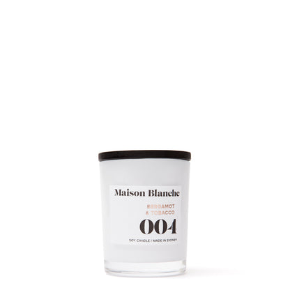 Maison Blanche 004 Bergamot & Tobacco Petite Candle 60g
