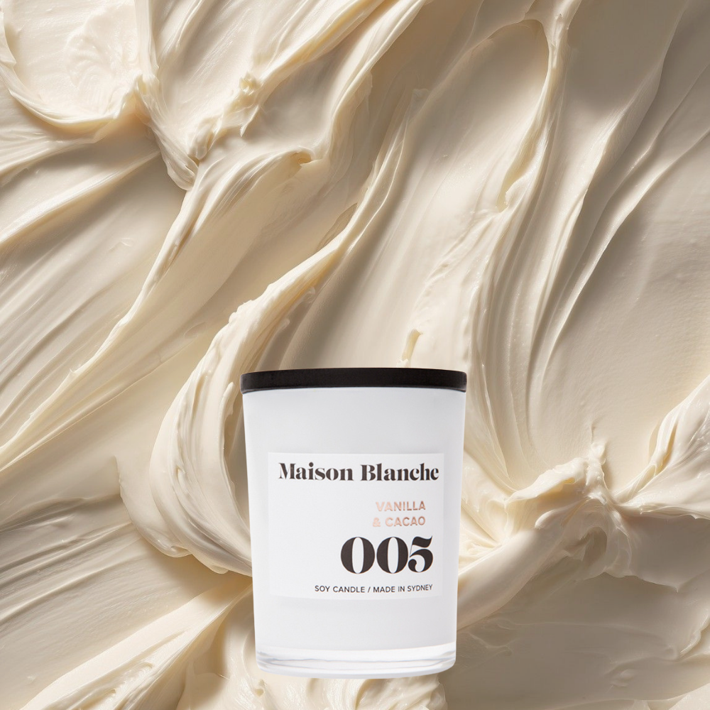 Maison Blanche 005 Vanilla & Cacao Petite Candle 60g – official Maison Blanche product image 3