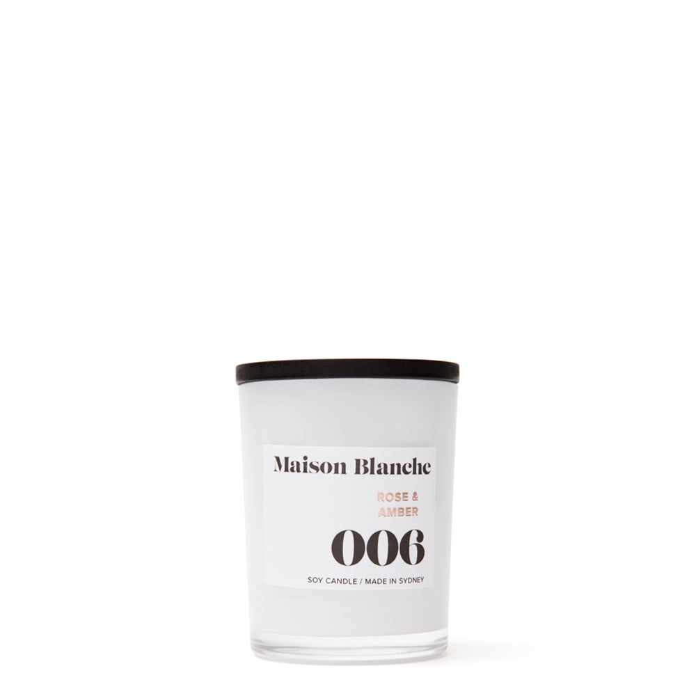 Maison Blanche 006 Rose & Amber Petite Candle 60g