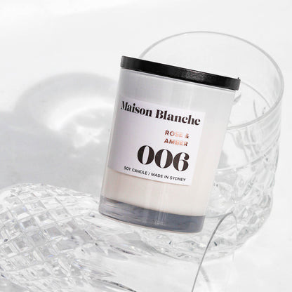 Maison Blanche 006 Rose & Amber Petite Candle 60g – official Maison Blanche product image 3