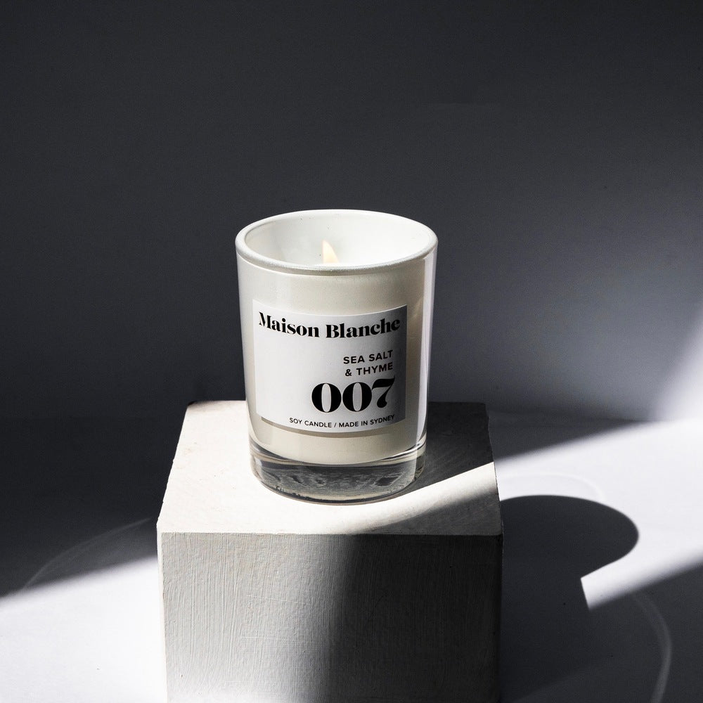 Maison Blanche 007 Sea Salt & Thyme Petite Candle 60g – official Maison Blanche product image 4
