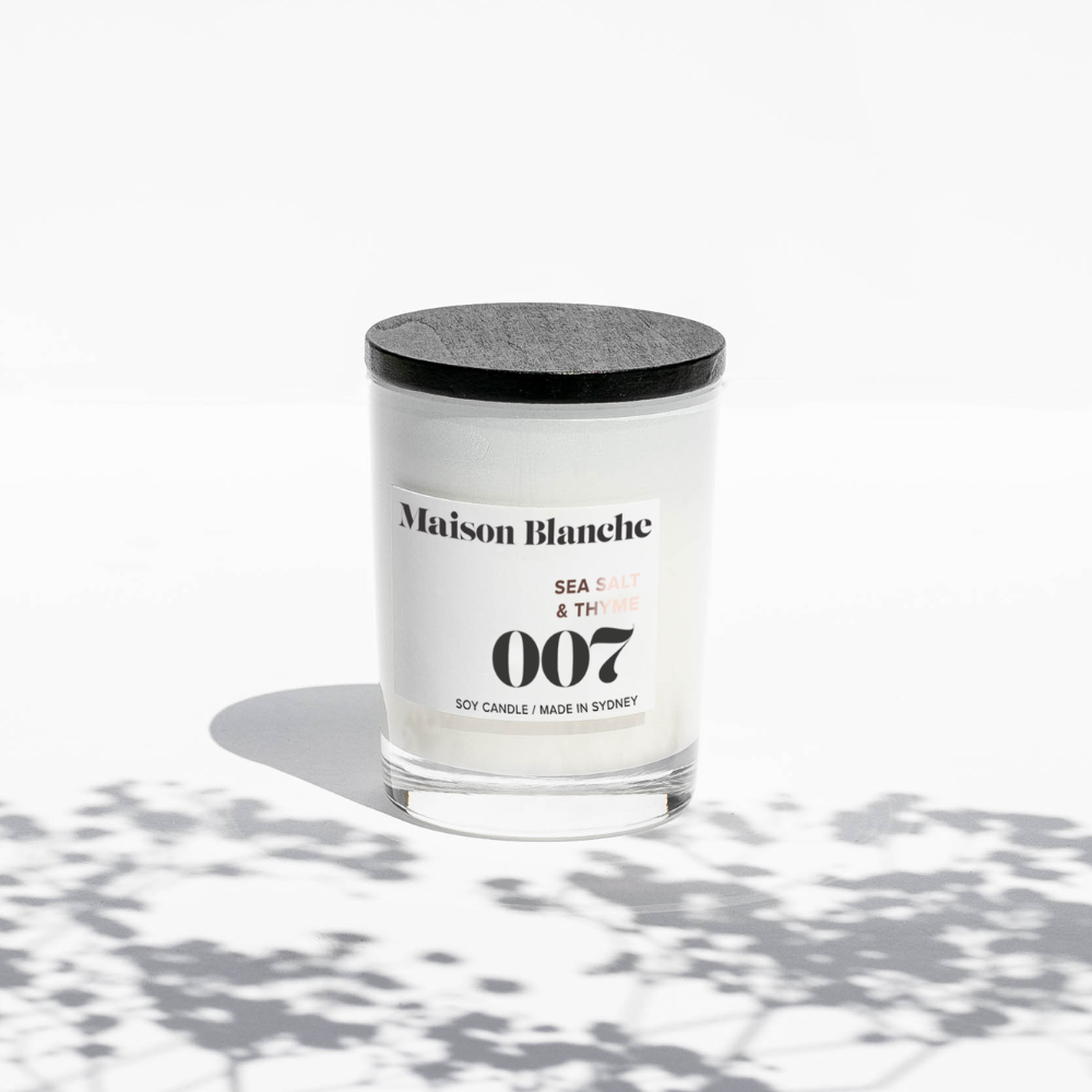 Maison Blanche 007 Sea Salt & Thyme Petite Candle 60g – official Maison Blanche product image 3