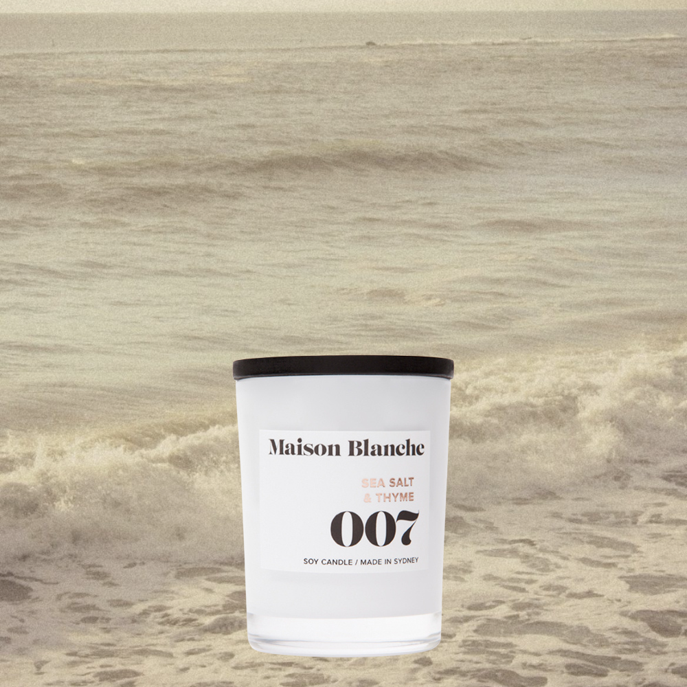Maison Blanche 007 Sea Salt & Thyme Petite Candle 60g – official Maison Blanche product image 6