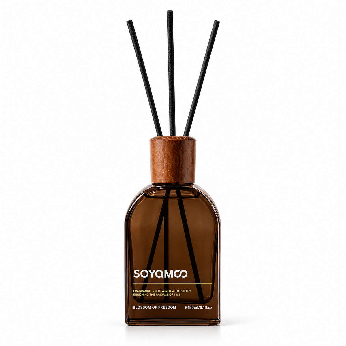 SOYAMOO Sandalwood Essence Earth Flow Reed Diffuser 180mL