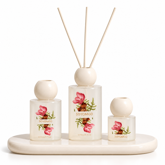 SOYAMOO Morning Dew Rose Wilderness Reed Diffuser 200mL