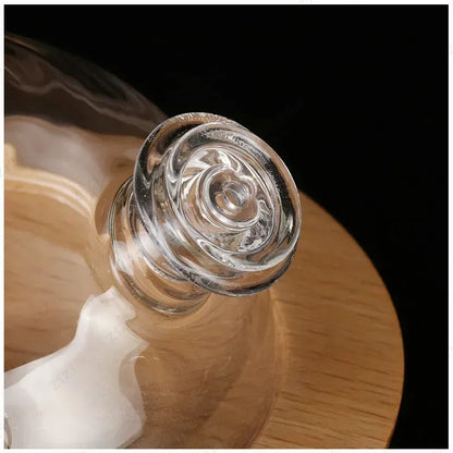 Wooden Glass Waterless Aromatherapy Essential Oil Diffuser