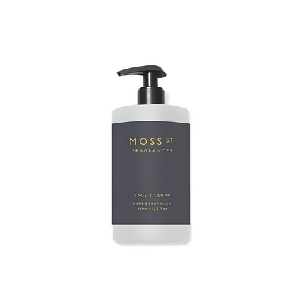 MOSS ST Sage & Cedar Hand & Body Wash 450mL