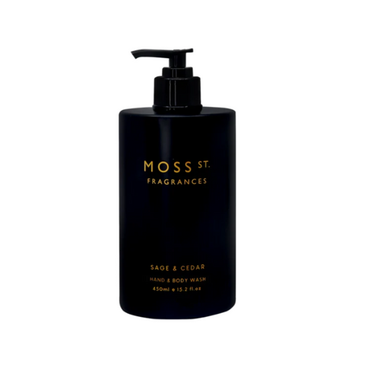 Moss St. Fragrances Sage & Cedar Hand & Body Wash 450ml