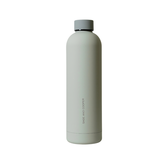 Sage & Cooper Allegra Water Bottle Cloud Metal 1L