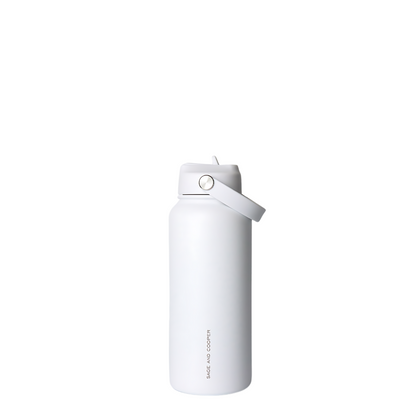 Sage & Cooper Insulated Drink Bottle 1.L - White