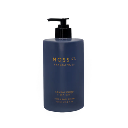 Moss St. Fragrances Sandalwood & Sea Salt Hand & Body Wash 450ml