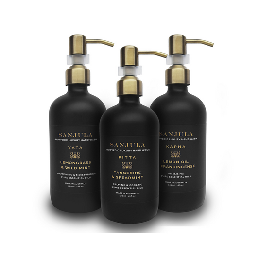 SANJULA Ayurvedic Liquid Soap | 3 Pack
