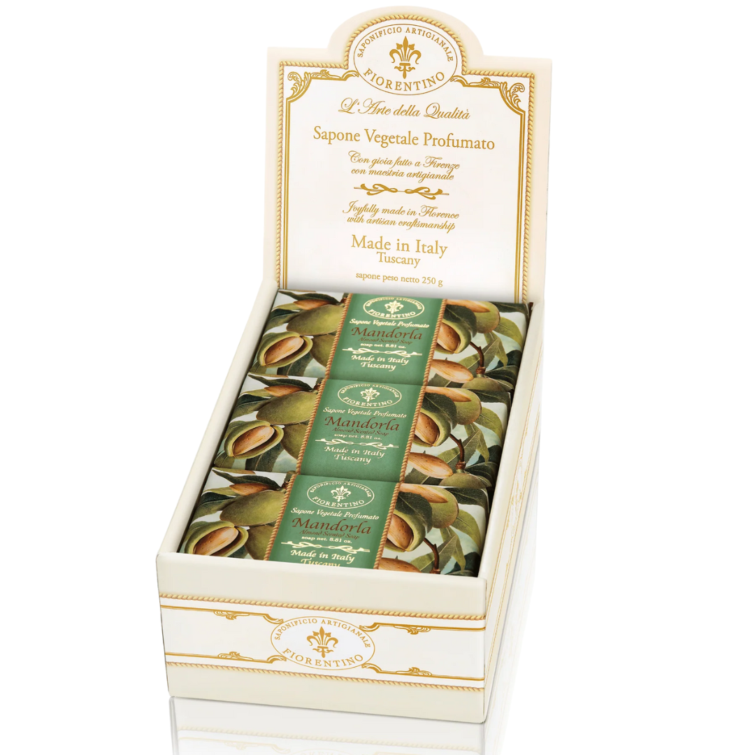 Saponificio Artigianale Fiorentino Almond Bar Soap 6 x 250g