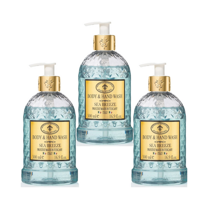 Saponificio Artigianale Fiorentino Body & Hand Wash Sea Breeze Set of 3 x 500ml