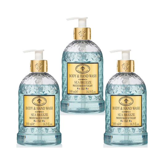 Saponificio Artigianale Fiorentino Body & Hand Wash Sea Breeze Set of 3 x 500ml