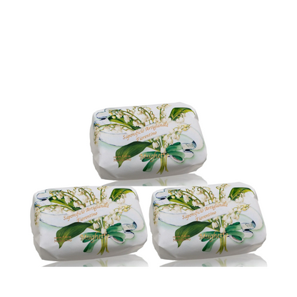 Saponificio Artigianale Fiorentino Lily of the Valley Bar Soap Set of 3 x 200g