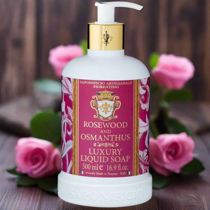 Saponificio Artigianale Fiorentino Rosewood & Osmanthus Hand Wash Bundle Set 3 x 500ml