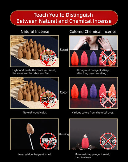 Waterfall Backflow Incense Cones