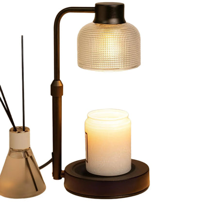 Black Adjustable-Height Candle Warmer Lamp with Timer – view 7