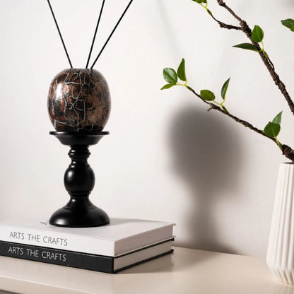 Mediterranean-Style Glass Reed Diffuser Vessel – view 5