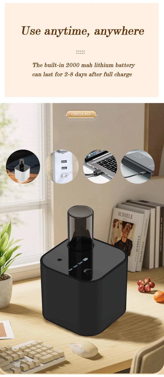 Portable Waterless Essential Oil Diffuser with 3 Mist Modes