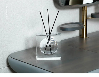 Square Clear Glass Reed Diffuser Bottle – view 12