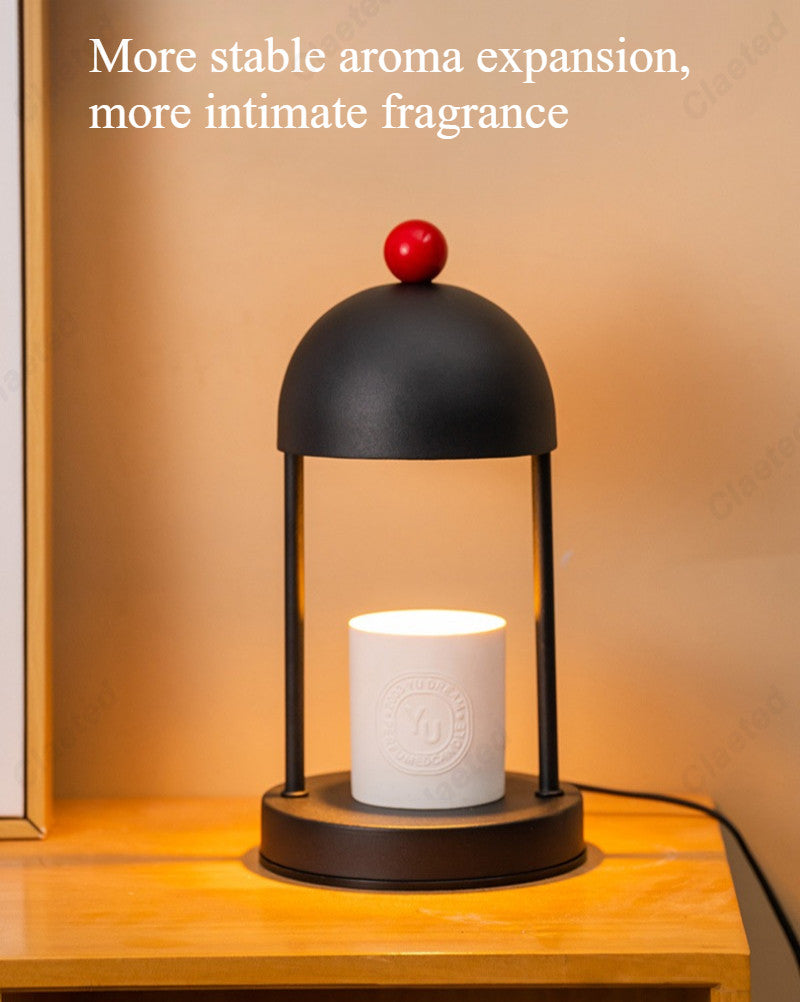 Retro Wrought Iron Candle Warmer Lamp for Home Fragrance