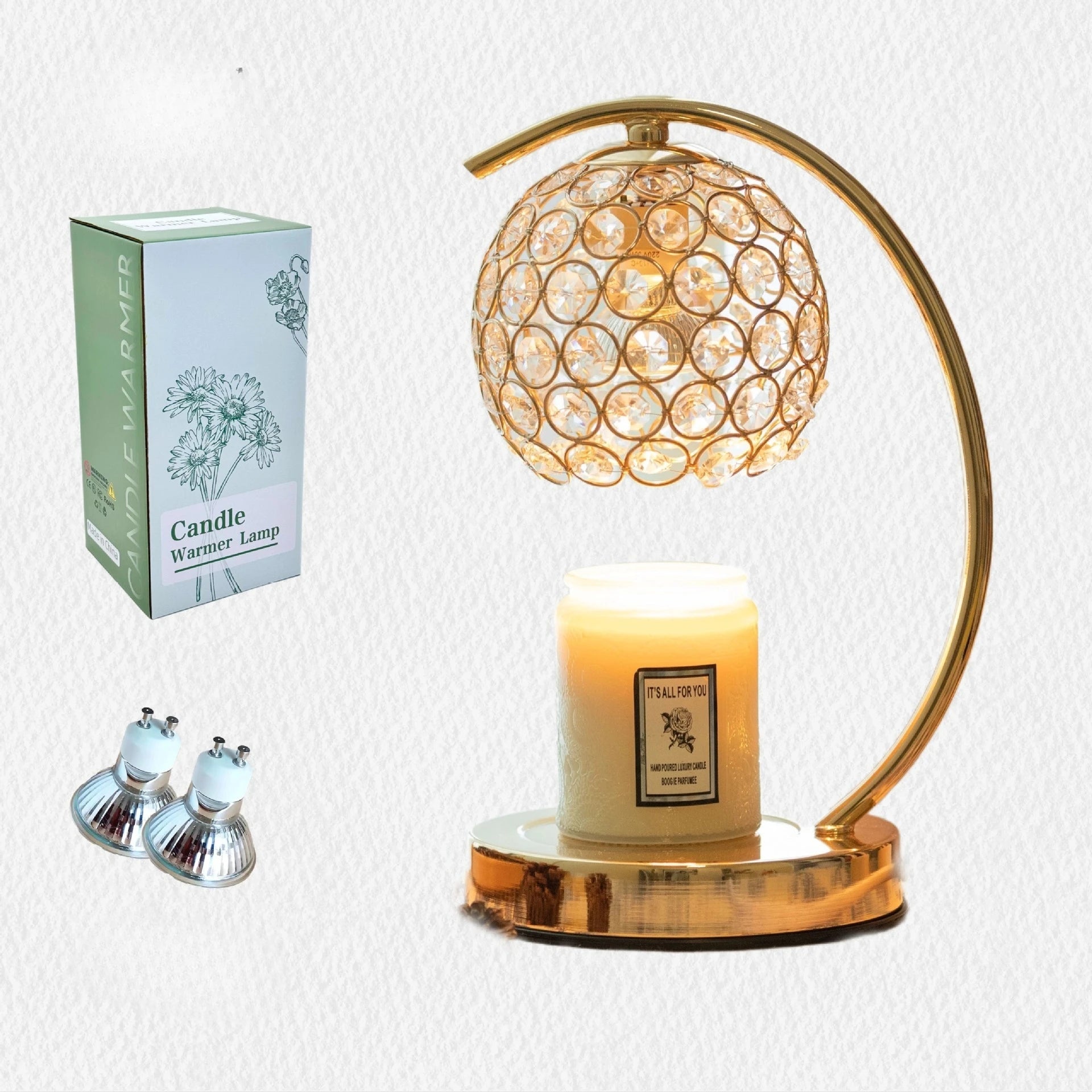 Crystal Candle Warmer Lamp with Dimmer – view 6