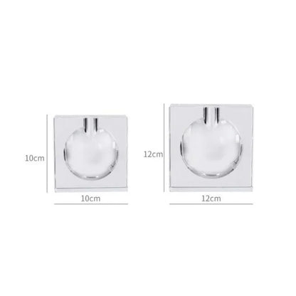 Square Clear Glass Reed Diffuser Bottle – view 5