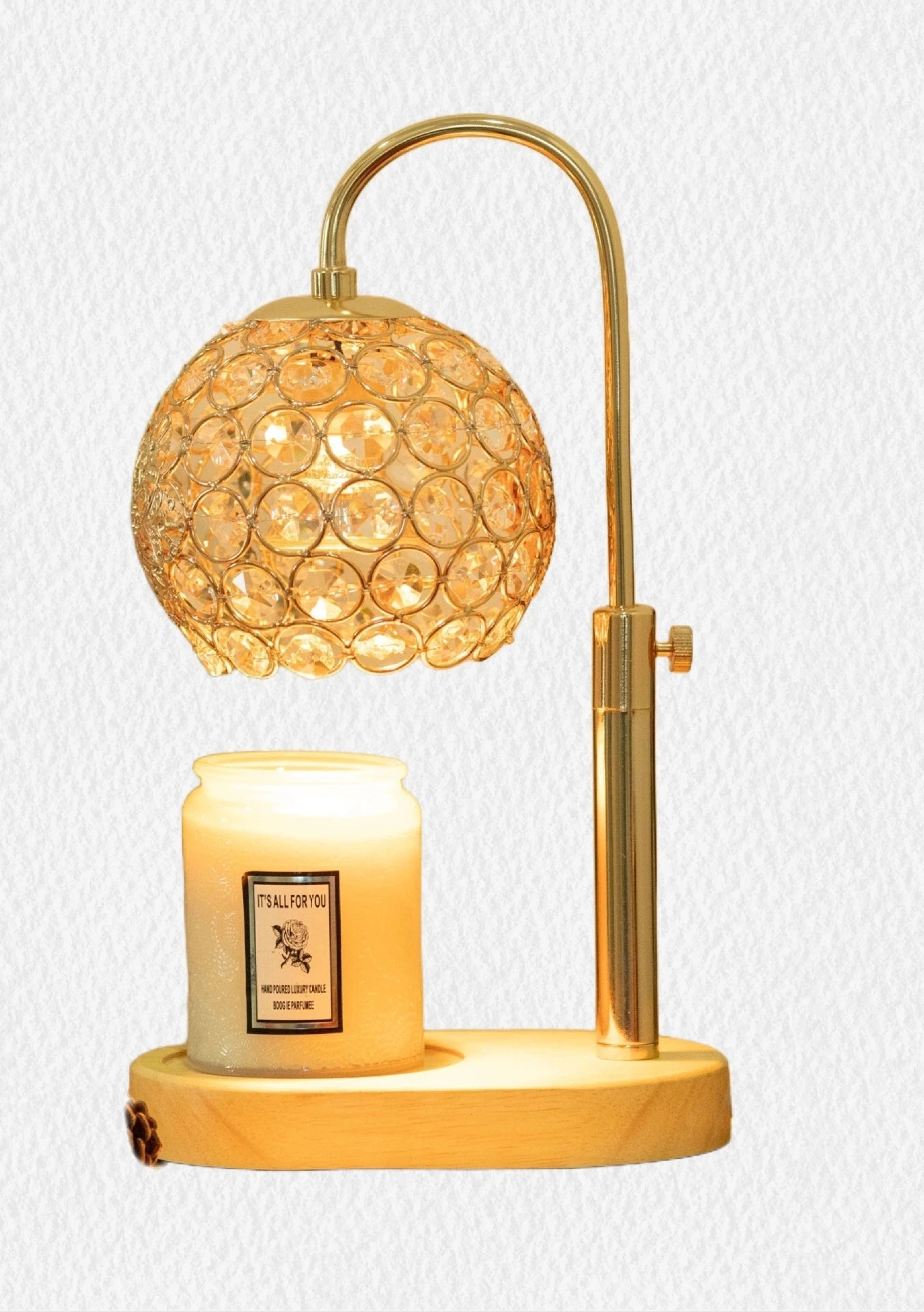 Crystal Candle Warmer Lamp with Dimmer – view 7
