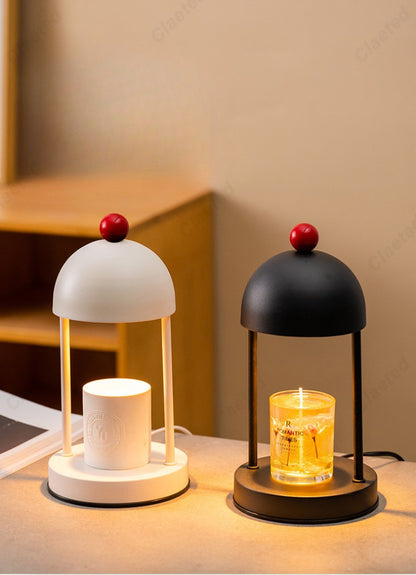 Retro Wrought Iron Candle Warmer Lamp for Home Fragrance
