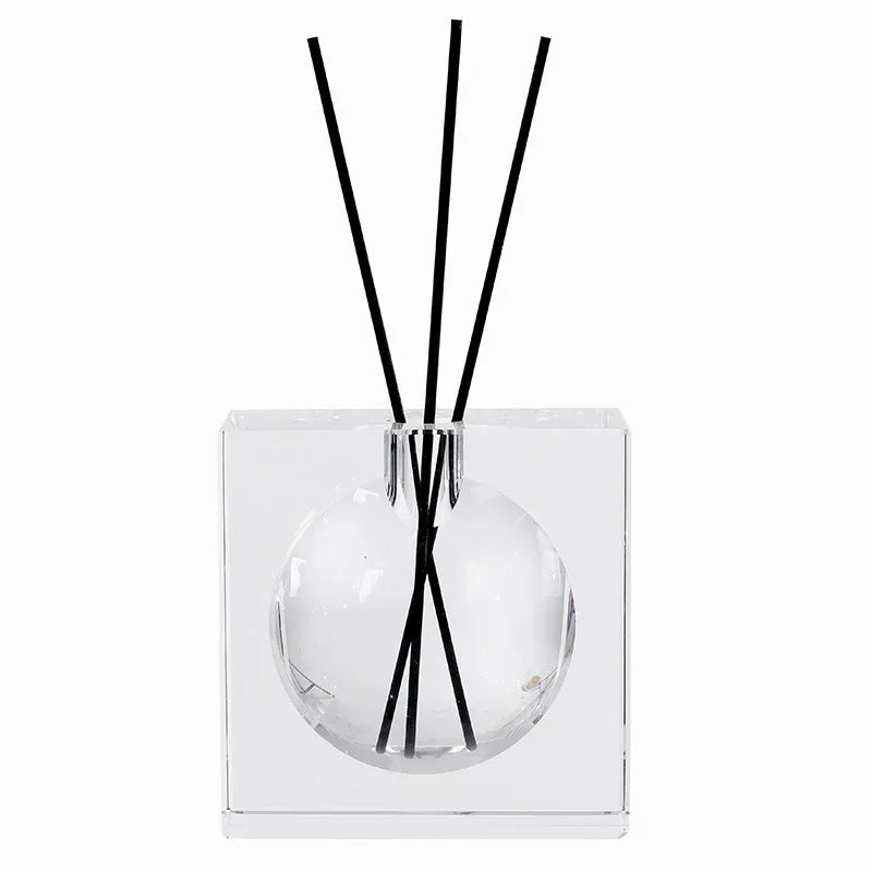 Square Clear Glass Reed Diffuser Bottle – view 6