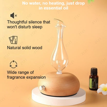 Solid Wood Waterless Essential Oil Atomiser Diffuser